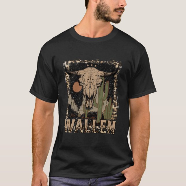Wallen Western Wallen Tjurnacke Ko Wallen T Shirt (Framsida)