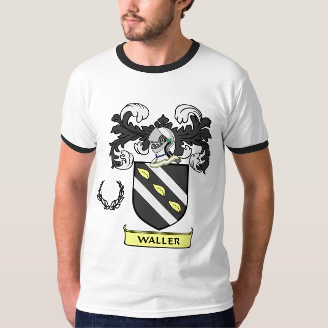 WALLER-vapensköld T Shirt (Framsida)