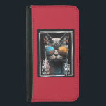 Wallet Case Plånboksfodral För Samsung Galaxy S5<br><div class="desc">Cute,  grym katt i färgad solglasögon,  tittar allvarligt. För att säga sanningen,  var inte som resten av dem är som du-tike!</div>