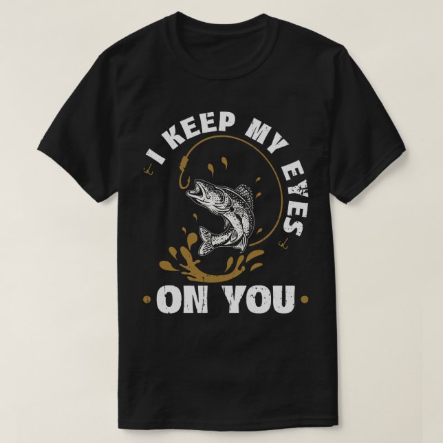 Walleye Fisherman Lures T Shirt (Design framsida)