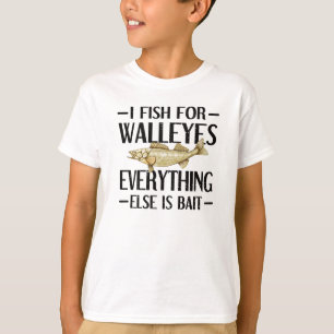 Walleye Fishing Älskare Angler Walleye Fisherman T Shirt