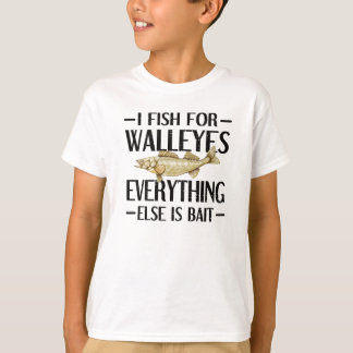 Walleye Fishing Älskare Angler Walleye Fisherman T Shirt