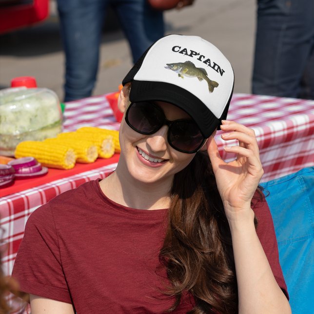 Walleye Fishing Boat Charterkapten Keps (Skapare uppladdad)