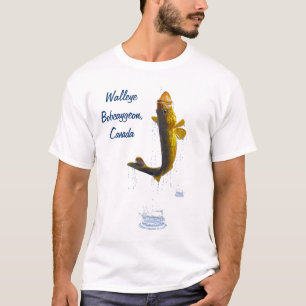 Walleye Fishing Outdoor Fishermans Sport Shirt Tee Shirt