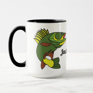Walleye Fishing Personlig Mugg