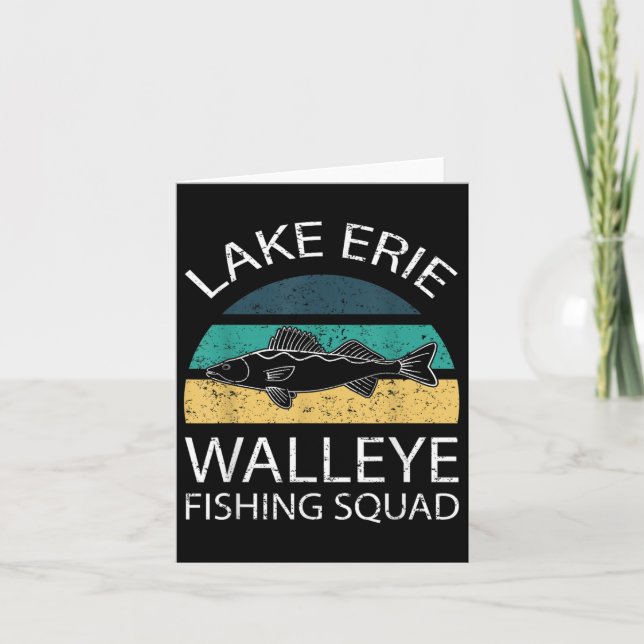 Walleye Fishing Squad Tournament Fishing Sjö Erie Kort (Framsida)