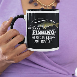 Walleye Fishote Angler Fisherman Hobby Manar Mugg
