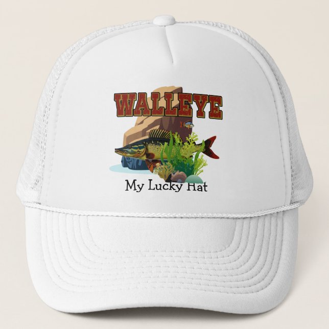 Walleye "My Lucky Hat" Keps (Framsida)