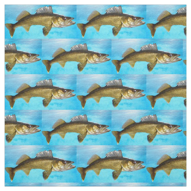 Walleye Pike med Vatten Tyg (Provkarta)