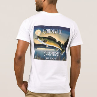 Walleye Pike, Vatten och Måne Memorial T-Shirt