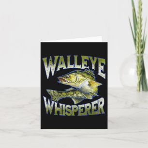 Walleye Whisperer Graphic Fishing Apparel Gift Fis Kort