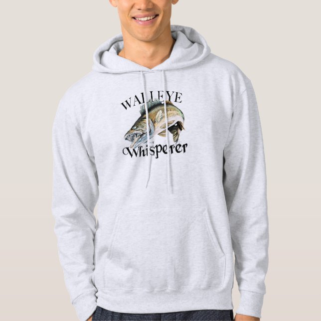 Walleye Whisperer Hoodie (Framsida)