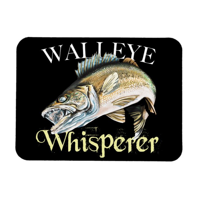 Walleye Whisperer Magnet (Horisontell)