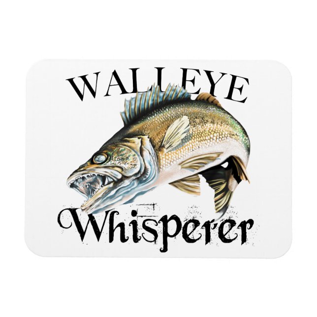 Walleye Whisperer Magnet (Horisontell)