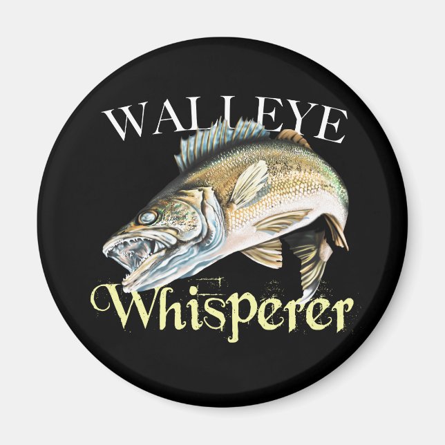 Walleye Whisperer Magnet (Framsidan)