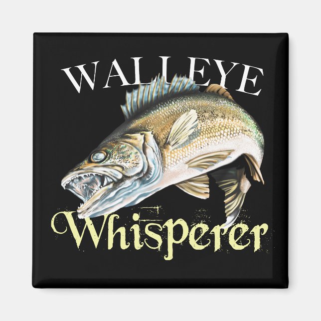 Walleye Whisperer Magnet (Framsidan)