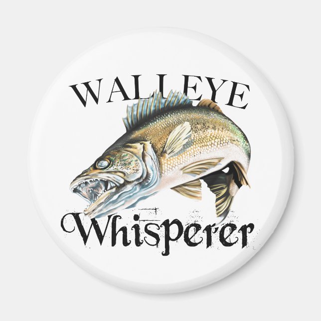 Walleye Whisperer Magnet (Framsidan)