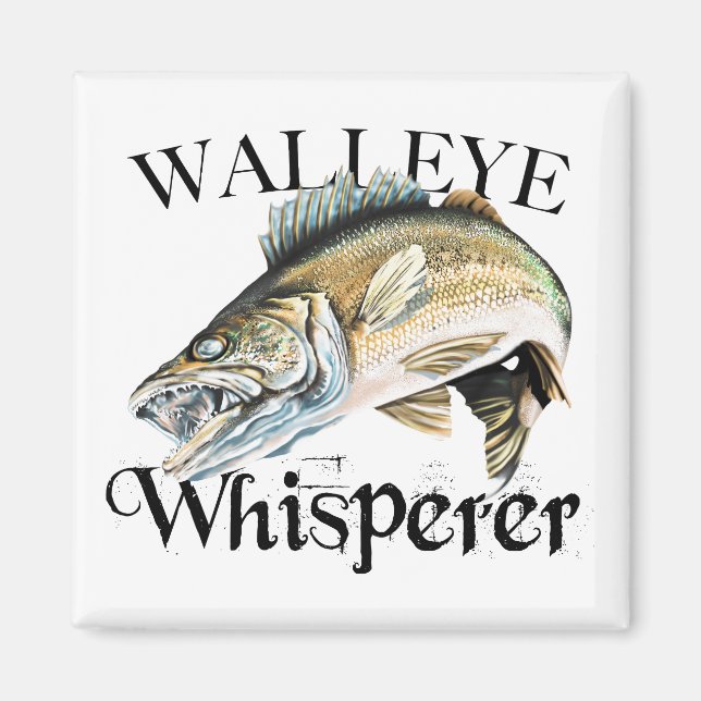 Walleye Whisperer Magnet (Framsidan)