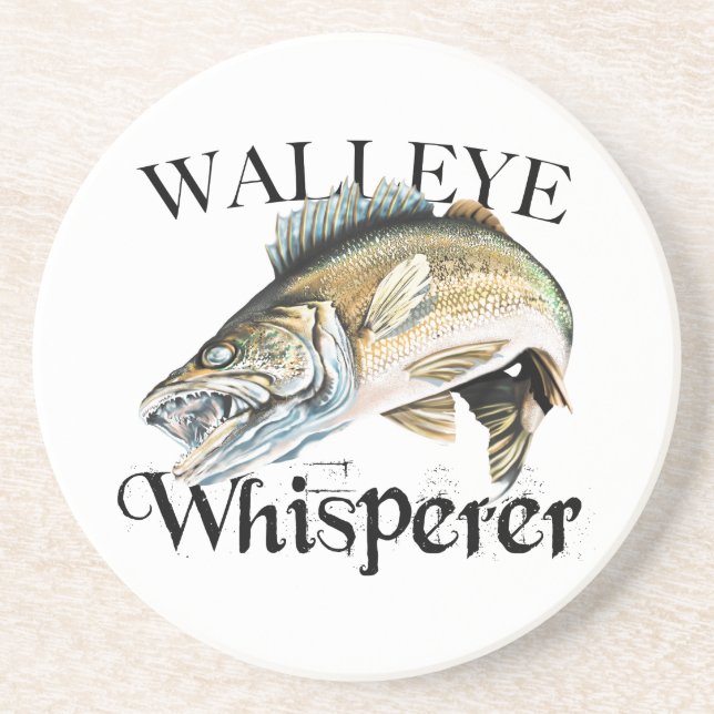 Walleye Whisperer Underlägg (Framsidan)