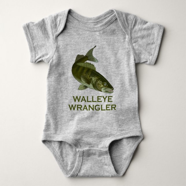 Walleye Wrangler T Shirt (Framsida)