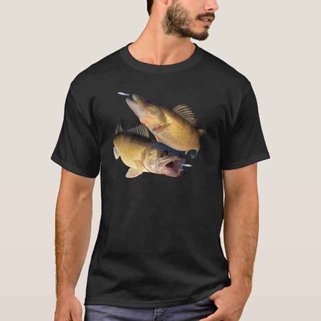 Walleyefiske T-shirt (Framsida)
