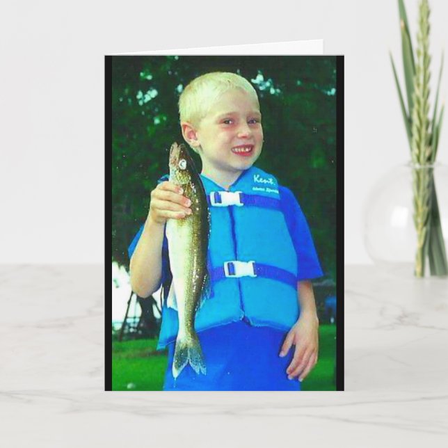 Walleyehopp har du en underbar dag! kort (Framsida)