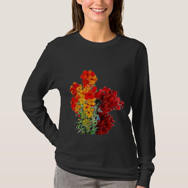 "Wallflowers" T-tröja T-shirt (Framsida)