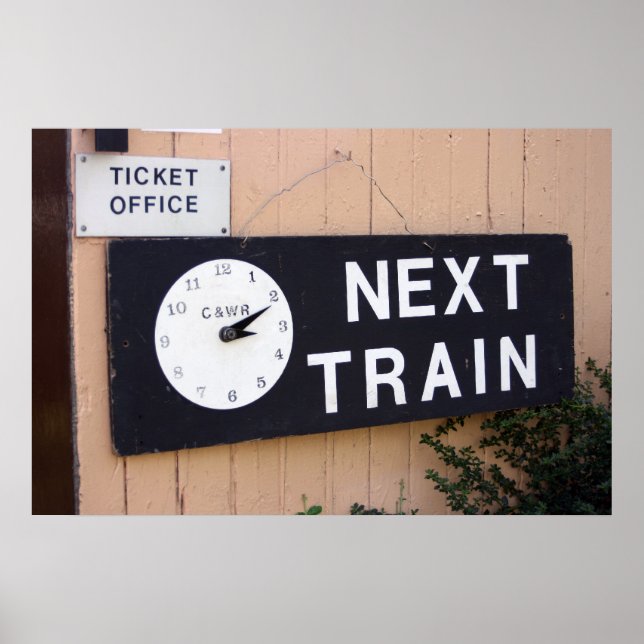 Wallingford station, Oxfordshire, Förenade kungari Poster (Framsidan)