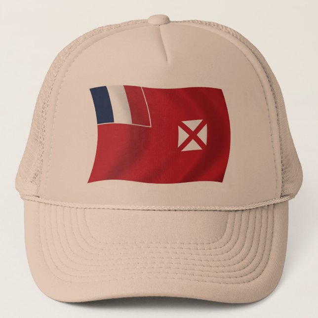 Wallis and Futuna Flagga Hat Keps (Framsida)