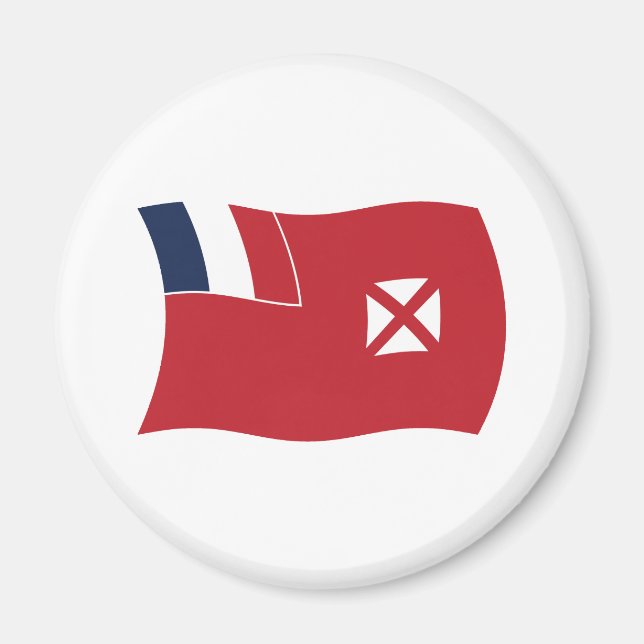 Wallis and Futuna Flagga Magnet (Framsidan)