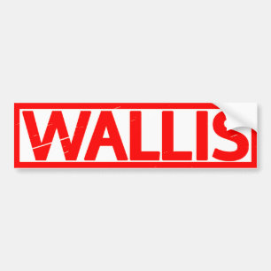 Wallis Frimärke Bildekal