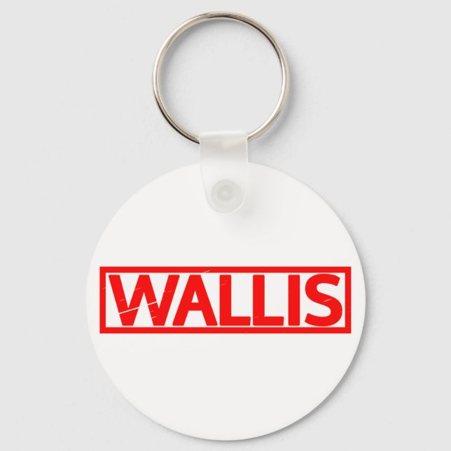 Wallis Frimärke Nyckelring (Framsida)