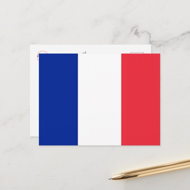 Wallis och Futuna - Flagga - Vykort (Fram/Back In Situ)