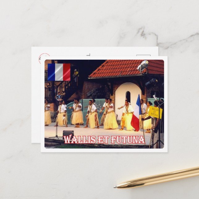 Wallis och Futuna - Folklore - Vykort (Fram/Back In Situ)