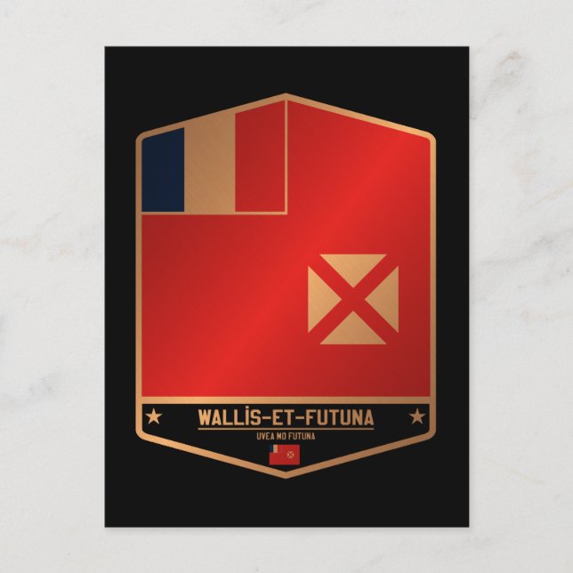 Wallis och Futuna Vykort (Framsida)