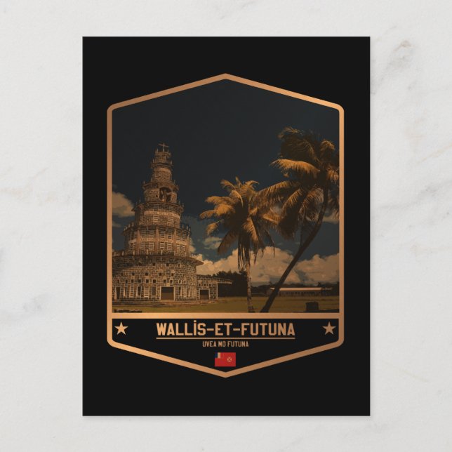 Wallis och Futuna Vykort (Framsida)
