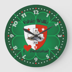 Wallis Valais Schweiz Suisse Uhr Stor Klocka