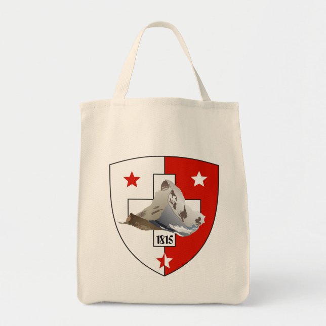 Wallis/Valais Tasche Tygkasse (Framsidan)