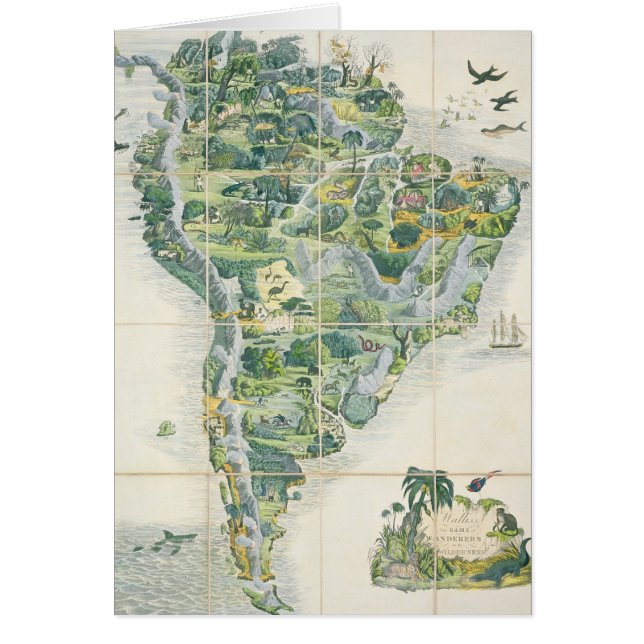 Walliss nya lek av Wanderers i Hälsningskort (Framsidan)