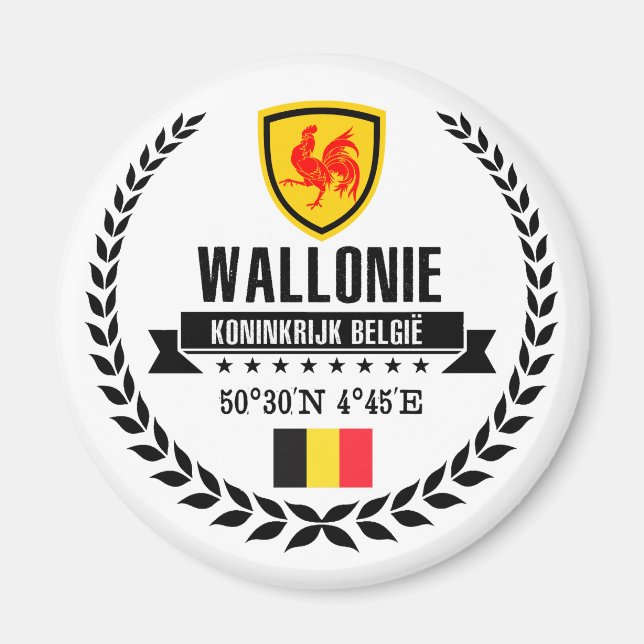 Wallonie Magnet (Framsidan)