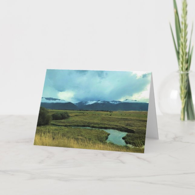 Wallowa River, OR Kort (Framsida)