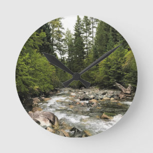 Wallowa River, OR Rund Klocka