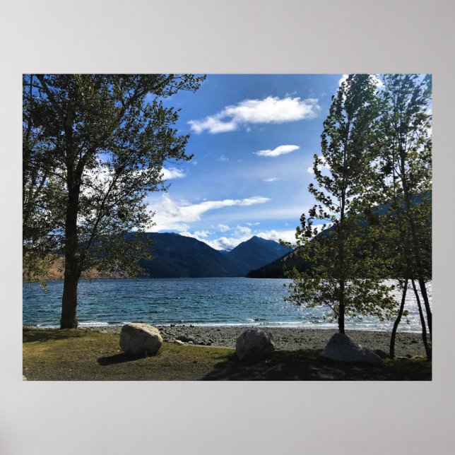 Wallowa Sjö, Oregon Poster (Framsidan)