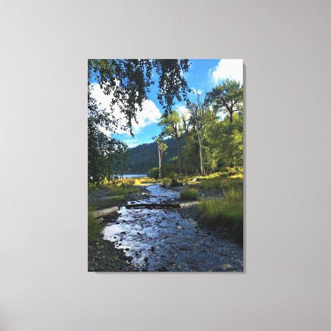 Wallowa Sjö State Park, ELLER Canvastryck (Framsida)