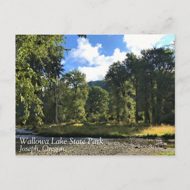 Wallowa Sjö State Park, ELLER Vykort (Framsida)