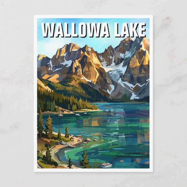 Wallowasjön Vykort (Framsida)