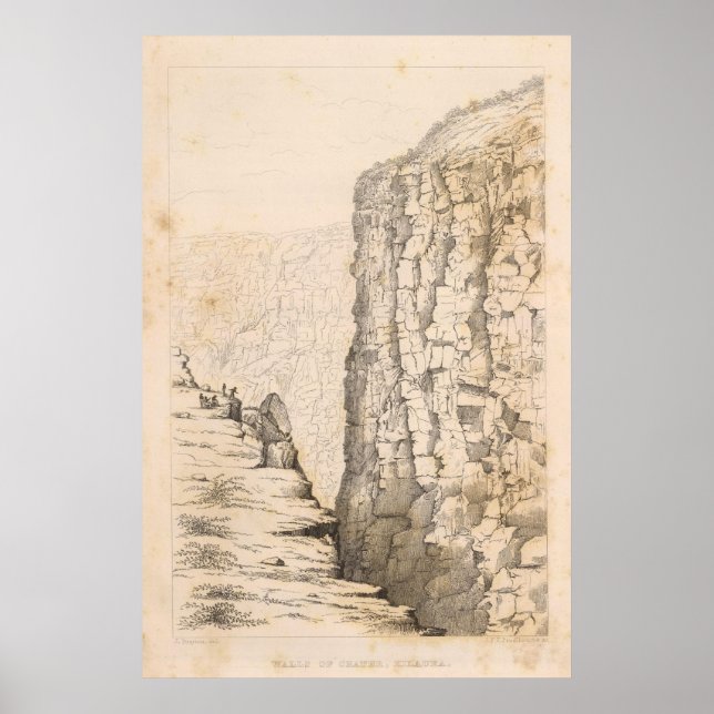 Walls of Crater, Kilauea, Hawaii Poster (Framsidan)