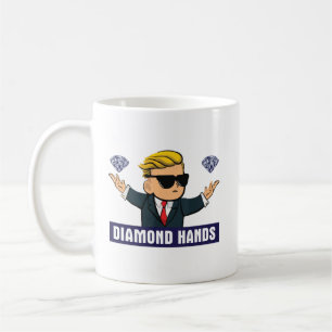 Wallstreetbets Diamond Händer - WSB Lagrar Market Kaffemugg