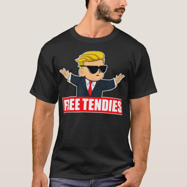 Wallstreetbets Free Tendies - WSB Lagrar Market T Shirt (Framsida)