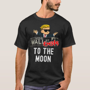 Wallstreetbets Logotyp till Måne T Shirt